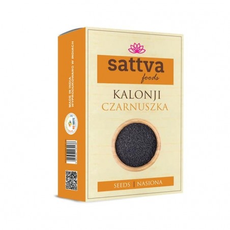 Juodgrūdžių (indiški kmynai) sėklos Kalonji, Sattva Food, 100 g