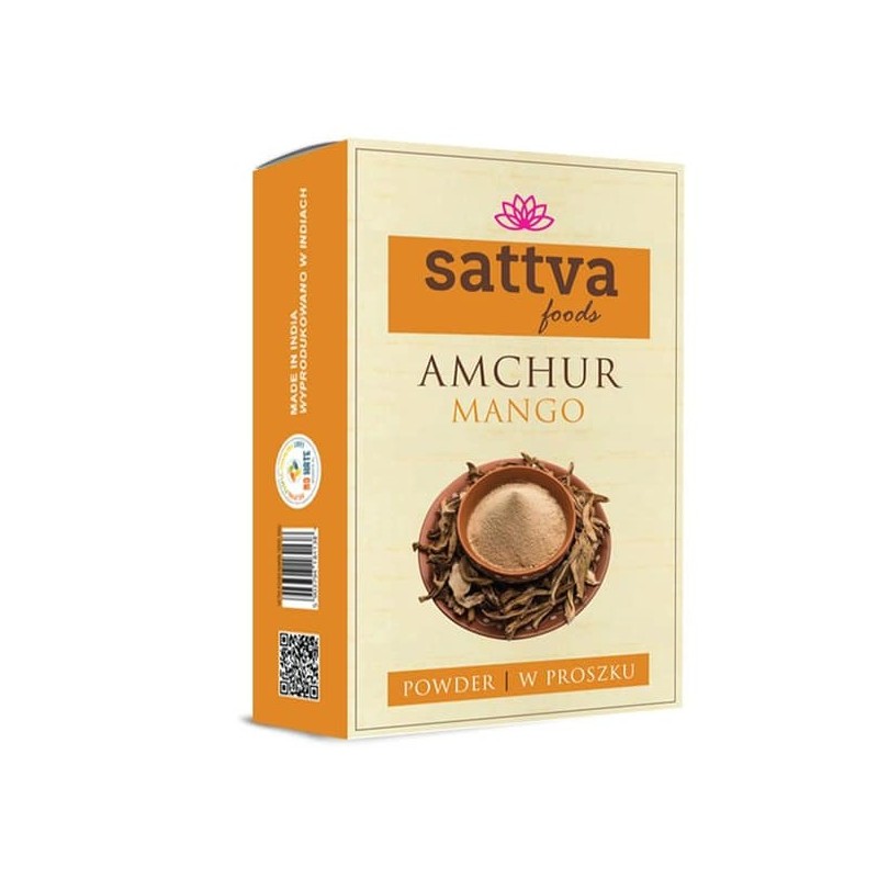 Сушеный порошок манго Амчур, Sattva Foods, 100г