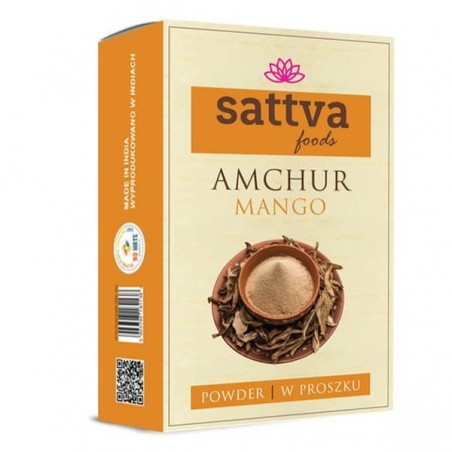 Kuivattu mango jauhe Amchur, Sattva Foods, 100g