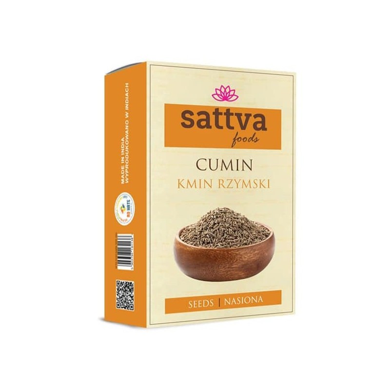 Kuminai, nesmulkinti, Sattva Foods, 100g