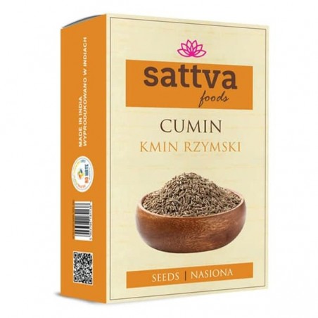 Kuminai, nesmulkinti, Sattva Foods, 100g