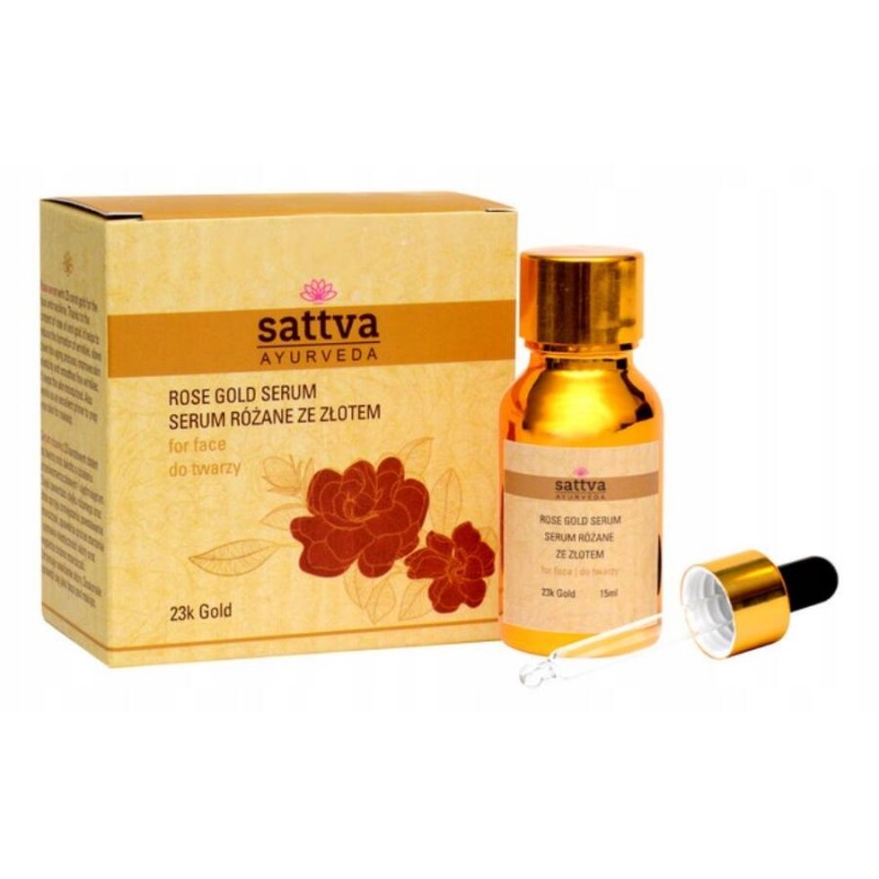 Veido odos serumas Rose Golda, Sattva Ayurveda, 15ml