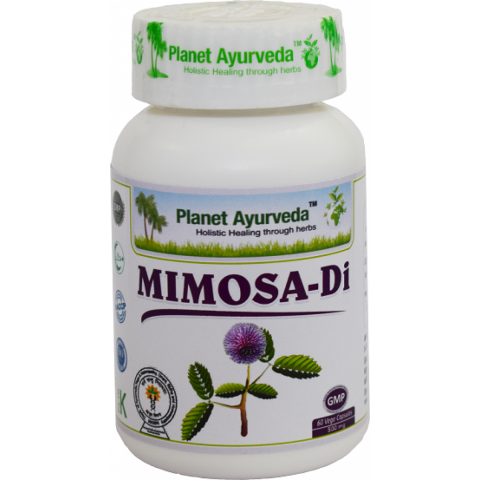 Ravintolisä Mimosa-Di, Planet Ayurveda, 60 kapselia