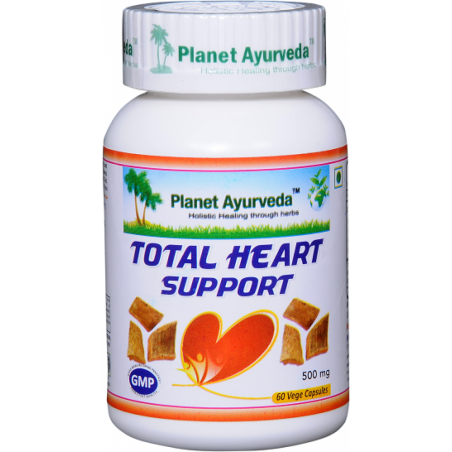 Maisto papildas Total Hearth Support, Planet Ayurveda, 60 kapsulių