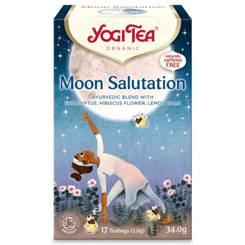 Ajurvedinė žolelių arbata Moon Salutation, Yogi Tea, 17 pakelių