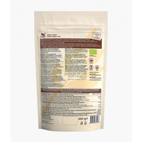 Žemės riešutų miltai, ekologiški, Dragon Superfoods, 200g