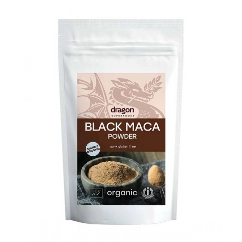 Musta Perupippurijauhe Black Maca, Dragon Superfoods, 100g