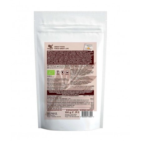 Порошок чёрной перуанской маки Black Maca, Dragon Superfoods, 100г