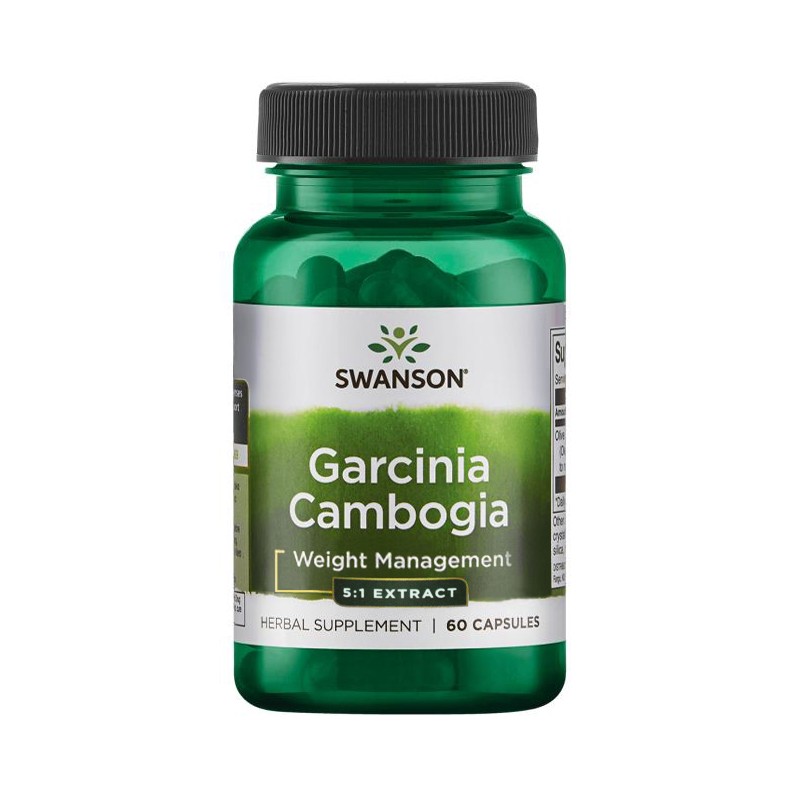 Garcinia Cambogia, Swanson, 80mg, 60 kapselia