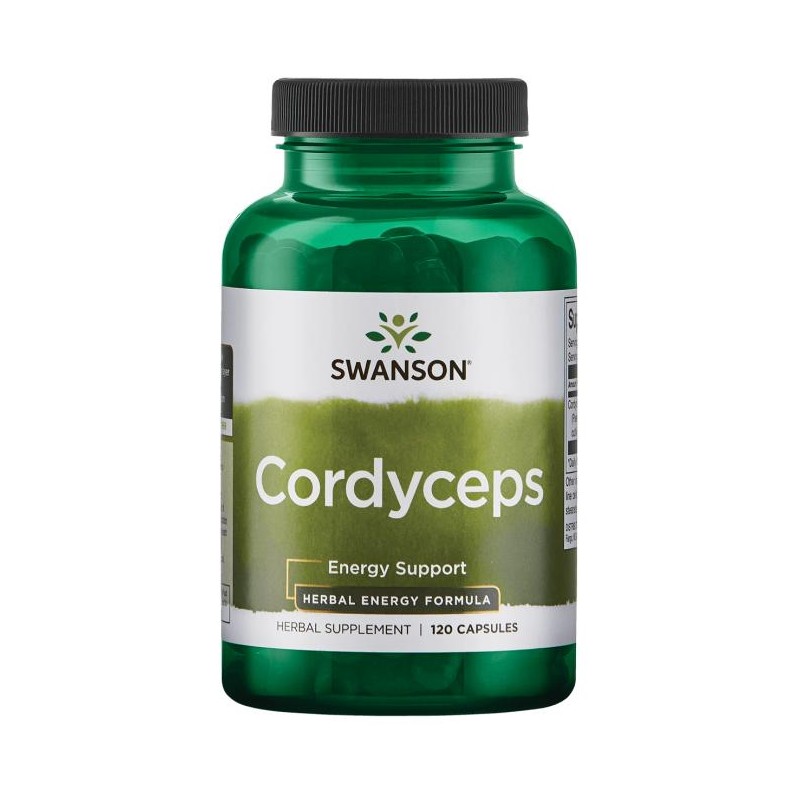 Kininis kordicepsas Cordyceps, Swanson, 600mg, 120 kapsulių