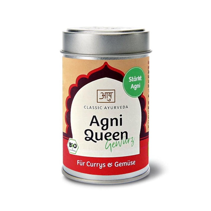 Mixture of spices Agni Queen Bio, Classic Ayurveda, 50 g