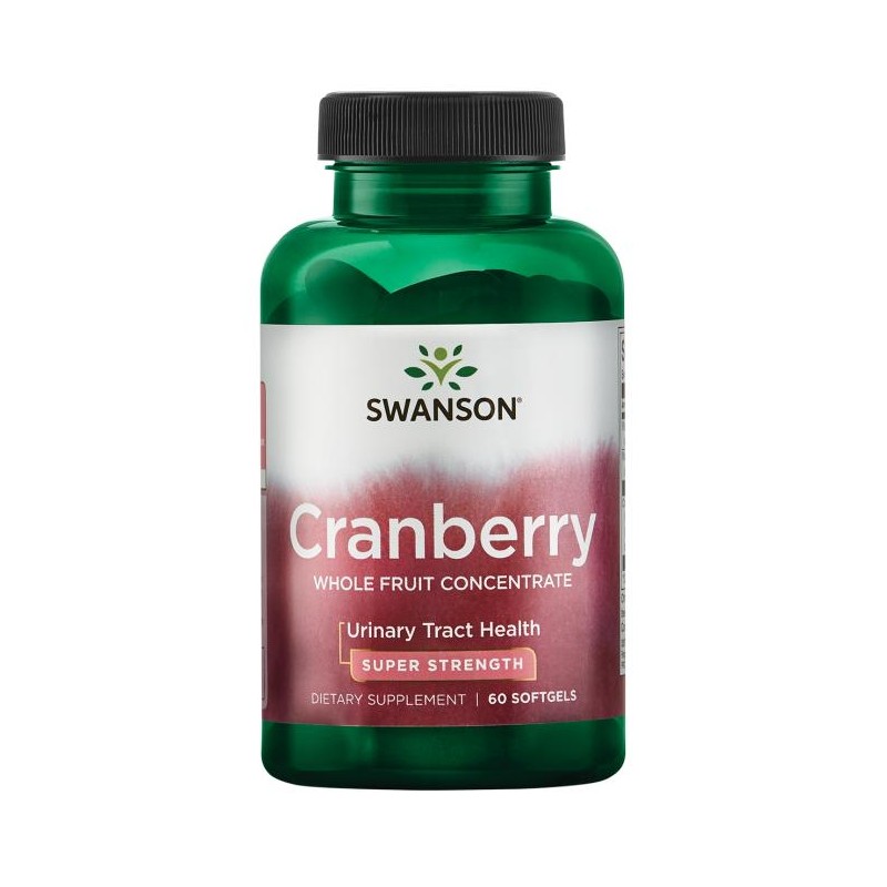 Extra strong whole fruit cranberry concentrate Cranberry, Swanson, 420mg, 60 capsules